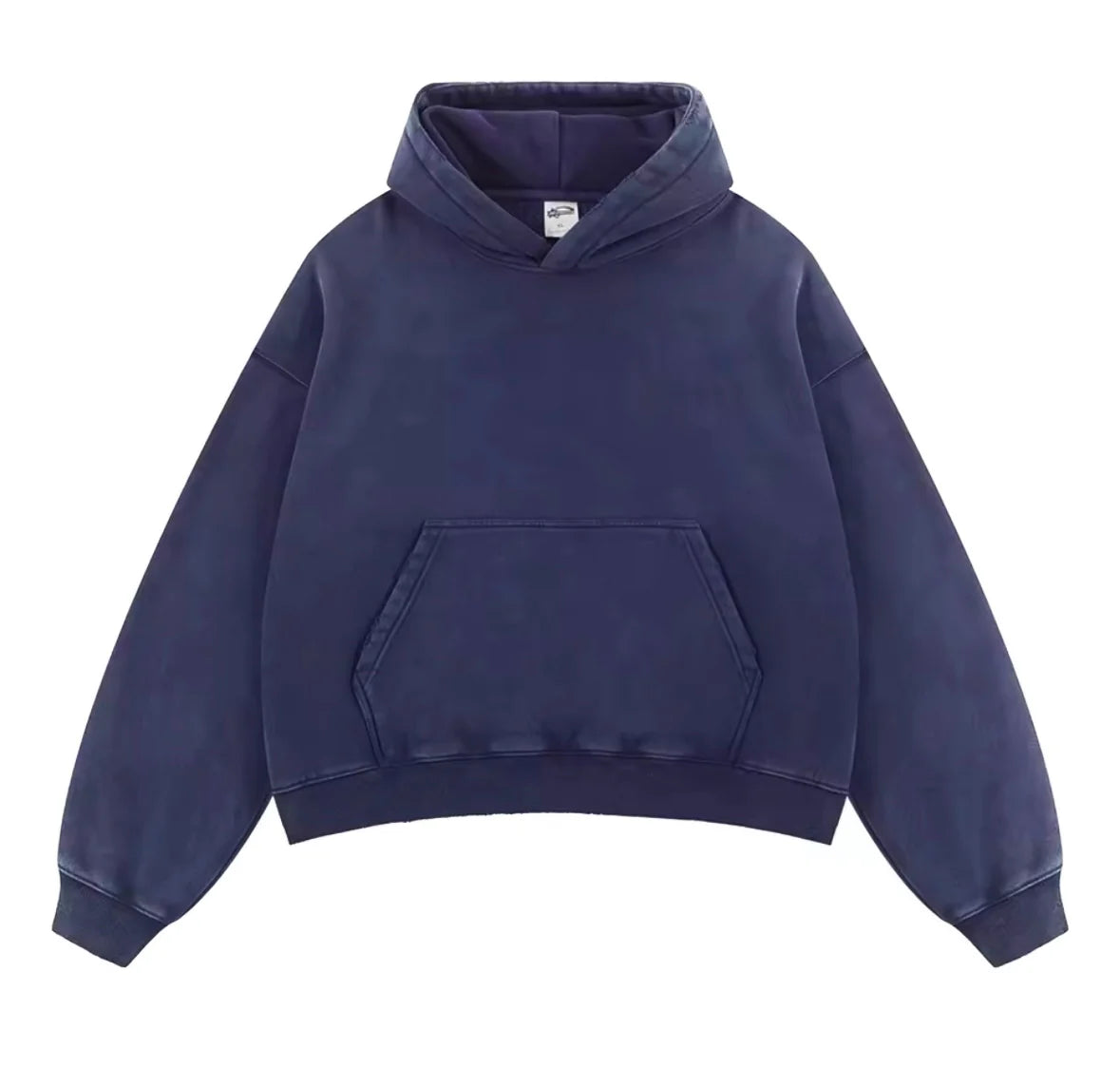 Blue Edit Boxy Hoodie
