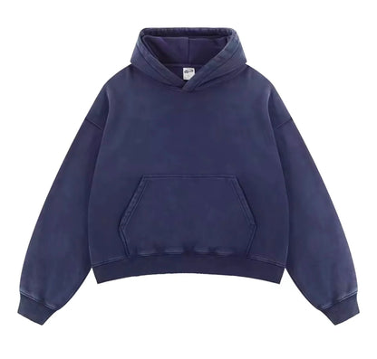Blue Edit Boxy Hoodie