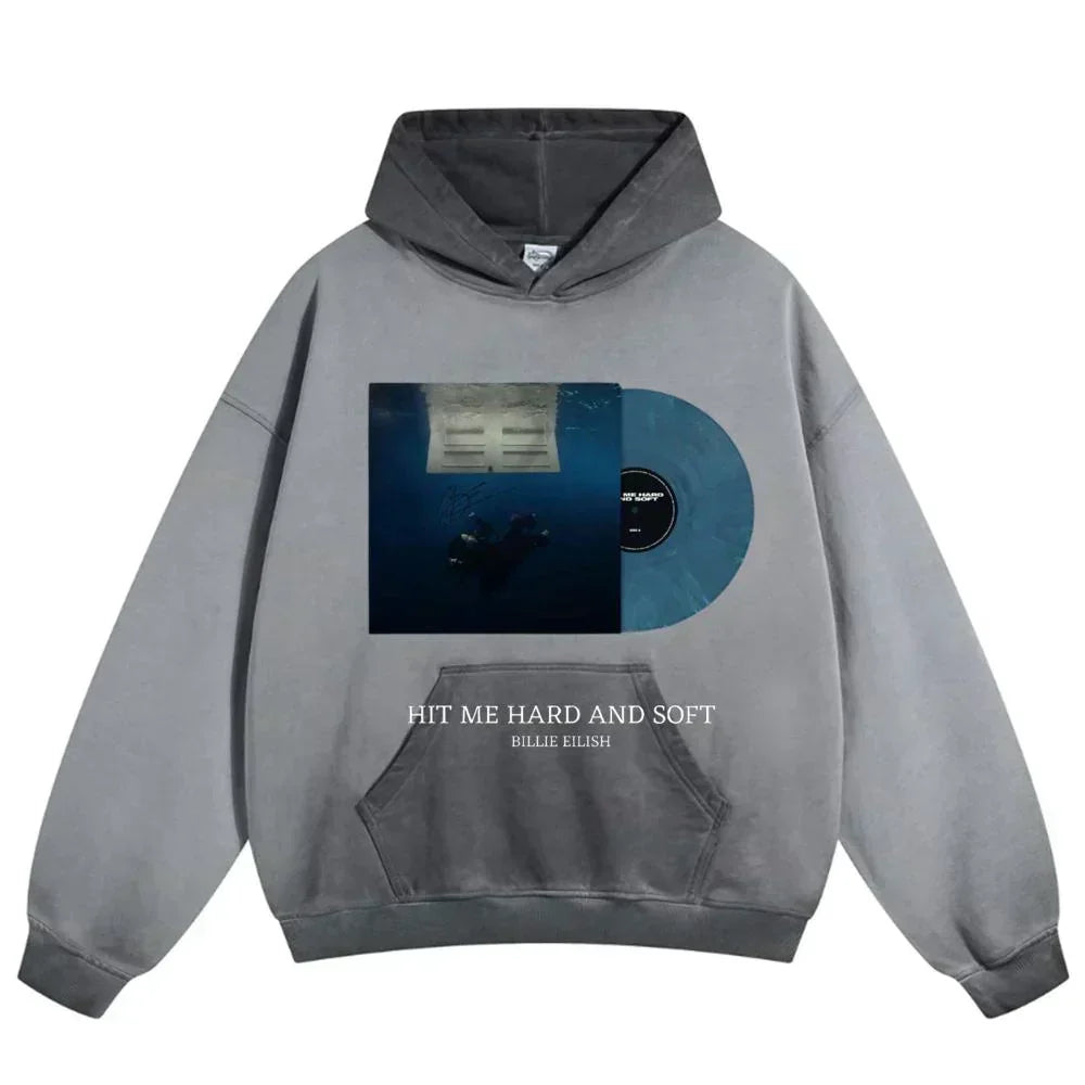 Grey Billie Eilish Hoodie