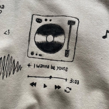 Arctic Monkeys Hoodie (Beige)