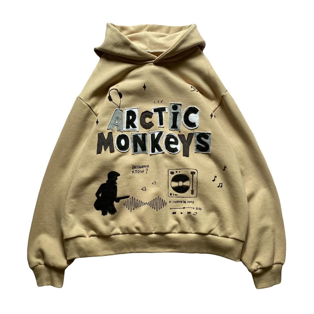 Arctic Monkeys Hoodie (Beige)